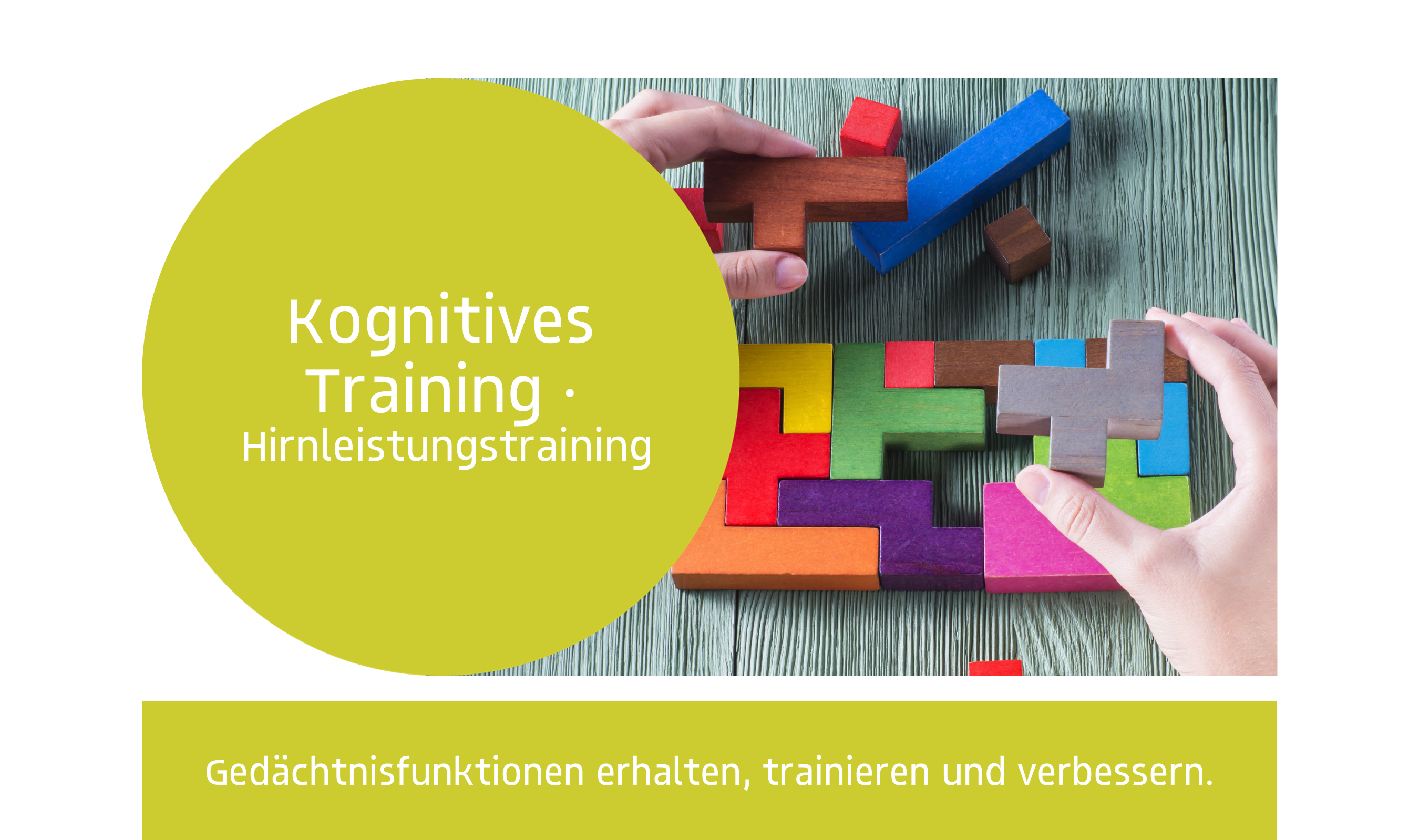 Hirnleistungstraining und kognitives Training in der Ergotherapie